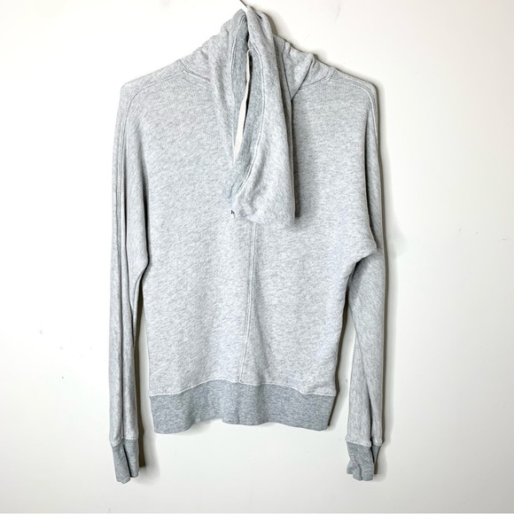 Aritzia TNA Clifton Sweatshirt Cowl Neck Sweater Y2k Hoodie Gray Size XS - Picture 8 of 16